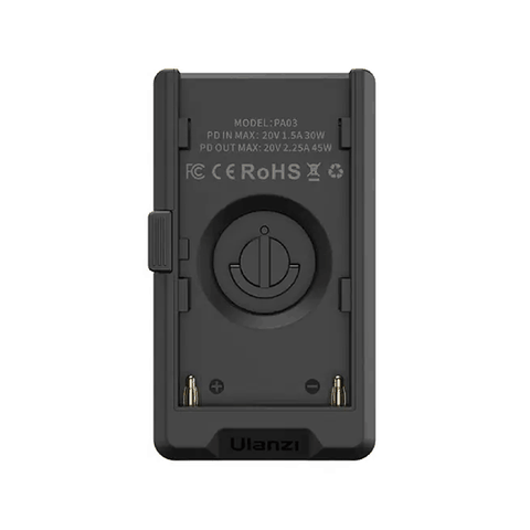 Ulanzi PA03 Mount Adapter tấm chuyển pin NP-F hỗ trợ Output 45W Type-C lỗ ốc 1/4 inch chính hãng