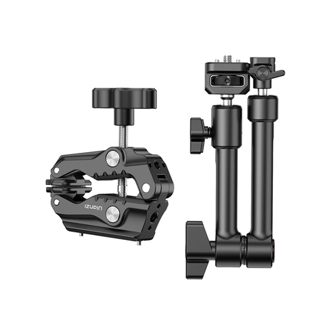 Ulanzi HD02 bộ Kit Super Clamp kèm tay Magic Arm ngàm Nato Rail dài 10inch chính hãng