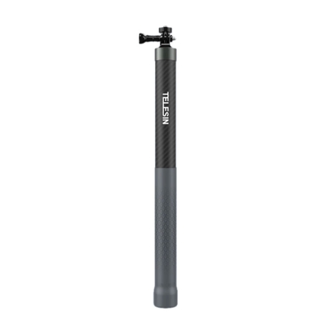 Gậy selfie tàn hình dành cho GoPro 13/12/11/10 Telesin GP-MNP-002 chất liệu carbon fiber, chiều dài lên tới 1m2