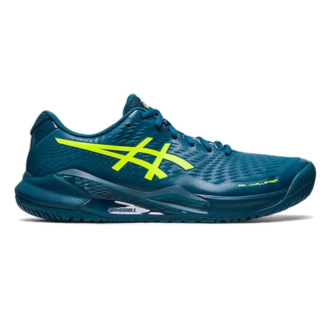 Giày Tennis Asics Gel Challenger 14 Teal/Safety Yellow (1041A405-400)