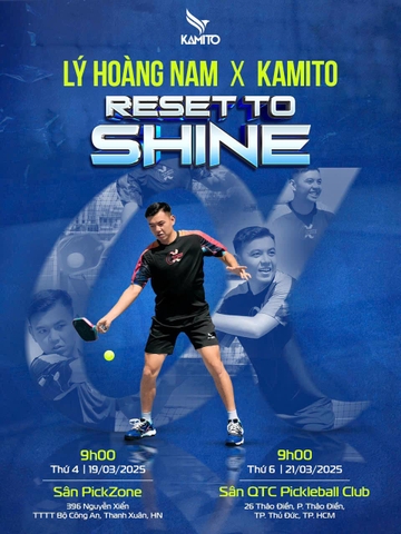 Móc Treo cho Vợt Pickleball Kamito Alpha Lý Hoàng Nam