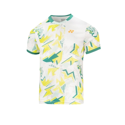 Áo thể thao Yonex - Thun nam cổ tròn - Trắng | RM 2918 RW1 White