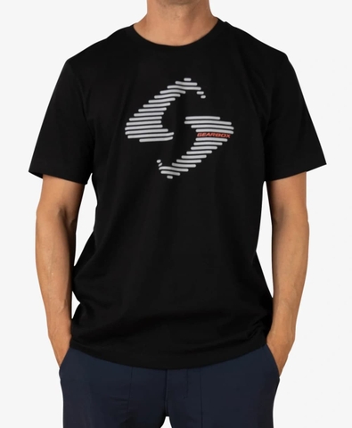 Áo Thun Cotton Nam Pickleball Màu Đen - Tap