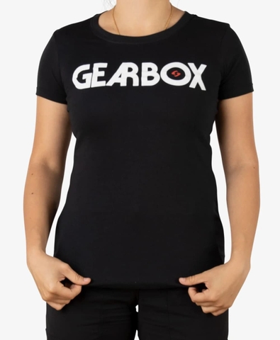 Áo Thun Cotton Nữ Pickleball Màu Đen - Tilt