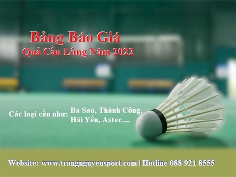 Quả Cầu Lông 2022 (Bảng Báo Giá Mới Nhất)