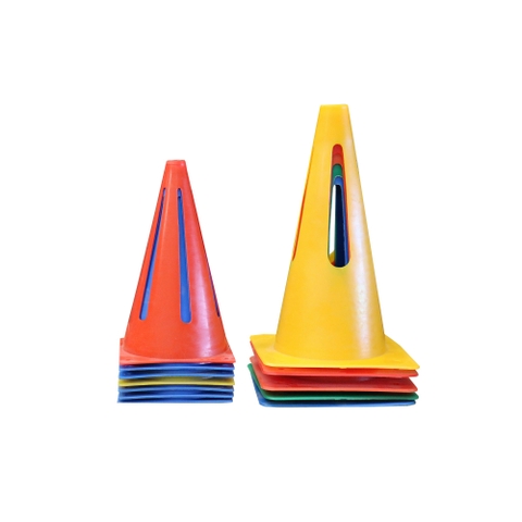 Bộ 10 Cone Nhựa Tập Chiến Thuật Môn Bóng Đá, Chiều Cao 23Cm Sodex Sport Mã Sản Phẩm S12505