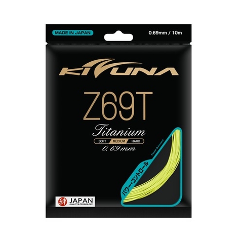 Dây Cước Căng Vợt Cầu Lông Kizuna Z69T Titanium Blue 0.69mm | Vỷ 10m Màu Xanh chuối