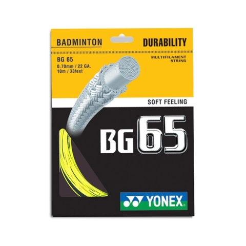 Dây Cước Căng Vợt Cầu Lông Yonex - BG 65 - Vỷ 10m - 0.7mm | BG65