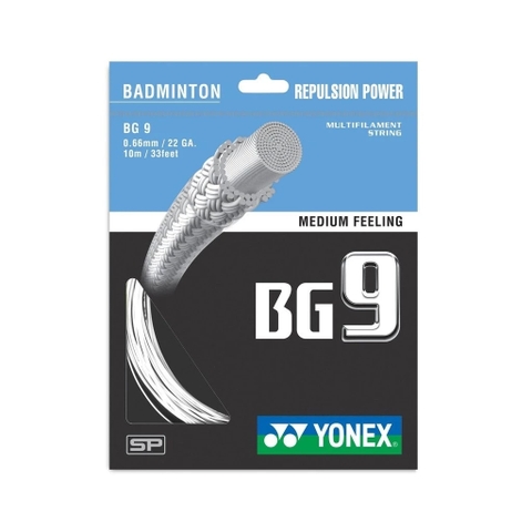 Dây Cước Căng Vợt Cầu Lông Yonex - BG 9 - Vỷ 10m - 0.67mm | BG 9