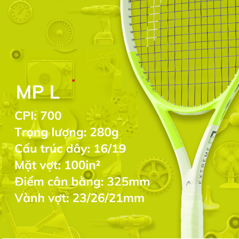 Vợt Tennis Head Extreme MP L 2024 (280gr) | 231124