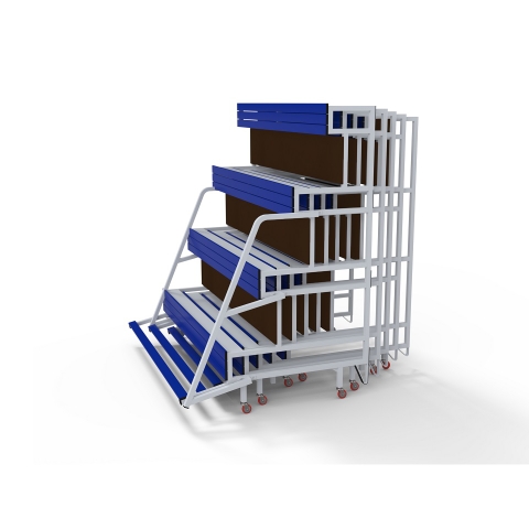 Khán Đài Di Động Xếp 4 Hàng Ghế, Sức Chứa 62 Người Sodex Sport Mã Sản Phẩm S35540