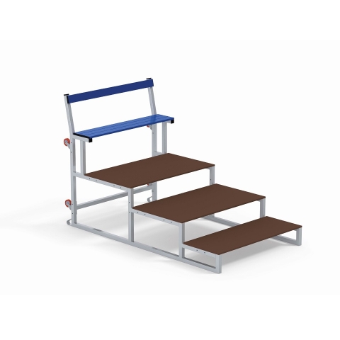 Khối Cầu Thang Di Động, 4 Hàng Ghế, Sức Chứa 2 Người Sodex Sport Mã Sản Phẩm S35641