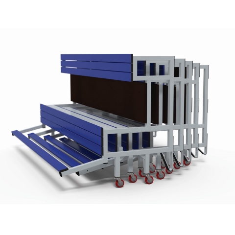 Khối Khán Đài Di Động Xếp 2 Hàng Ghế, Sức Chứa 32 Người Sodex Sport Mã Sản Phẩm S35520