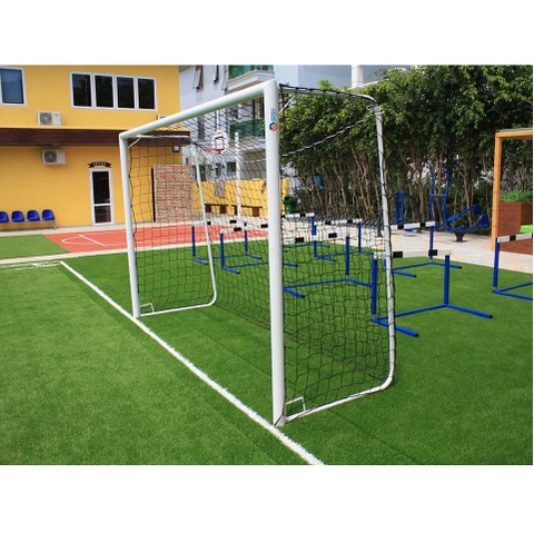 Lưới Bóng Đá Mini, Sợi Xoắn Tròn 2.5mm, Ô Đơn 145mm Có Gút, Hình Thang Sodex Sport Mã Sản Phẩm S12707W