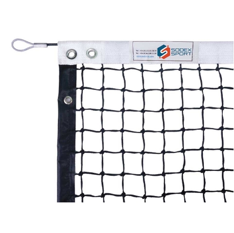 Lưới Tennis Sợi BR Ø4mm, Ô Đơn 48mm Với Băng Trên PES Và Băng Xung Quanh PVC Sodex Sport Mã Sản Phẩm S25886