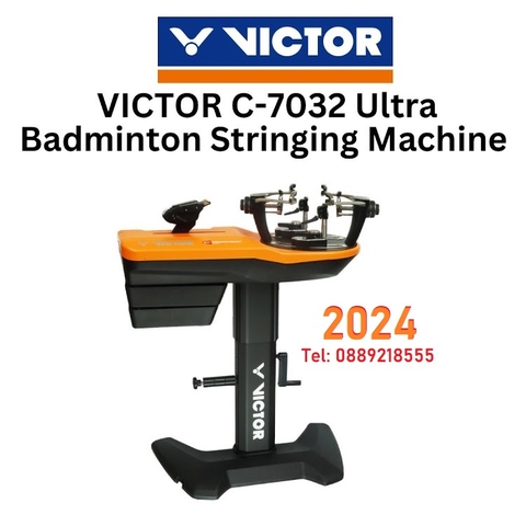 Máy Đan Vợt Cầu Lông Victor Ultra C-7032 Năm 2024 - Loại điện tử mới nhất