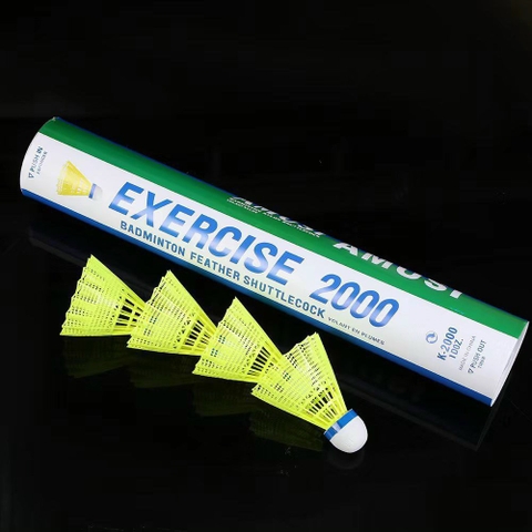 Quả Cầu Lông Nhựa Exercise 2000 K-2000 badminton feather shuttlecock