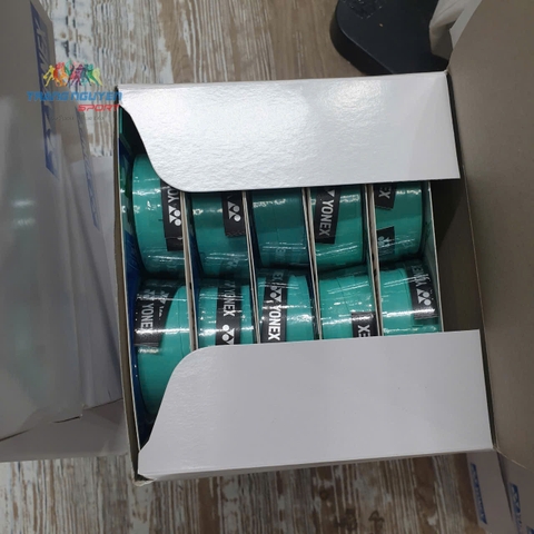 Hộp 10 Vỷ Cuốn Cán Vợt Yonex AC102EX | Màu Xanh Ngọc