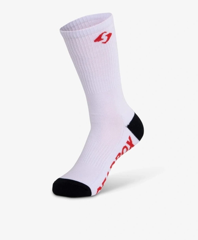 Tất Chơi Pickleball Phối Màu Trắng Đỏ - Gearbox Crew Socks