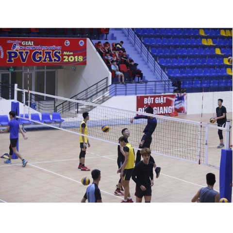 Trụ Bóng Chuyền Thi Đấu Ống Thép Mạ Kẽm, Chôn Nòng Sodex Sport Mã Sản Phẩm S30251