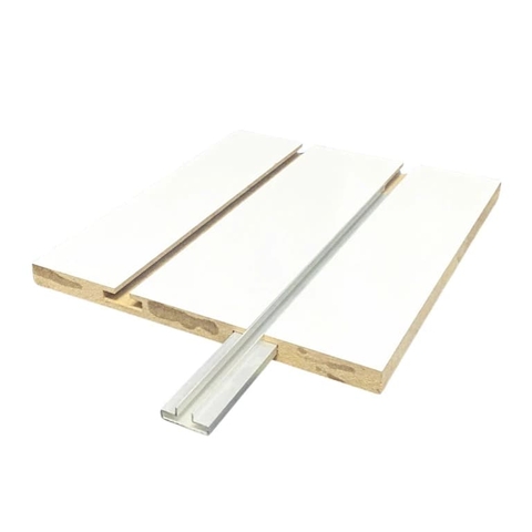 Trưng Bày Cửa Hàng Thể Thao Với Cây nhôm cài rãnh tấm slatwall MDF | Sports store display