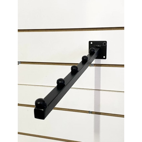 Trưng Bày Cửa Hàng Thể Thao Với Móc bi treo quần áo balo túi xách sắt sơn tĩnh điện chống rỉ sét dài 35cm 5 bi tròn | Sports store display