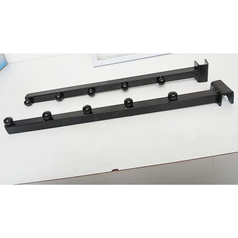 Trưng Bày Cửa Hàng Thể Thao Với MÓC BI TREO QUẦN ÁO CÀI KỆ RÃNH BẮN VÍT CÀI CÂY 13X26MM SẮT CAO CẤP CHỐNG GỈ DÀI 35CM | Sports store display