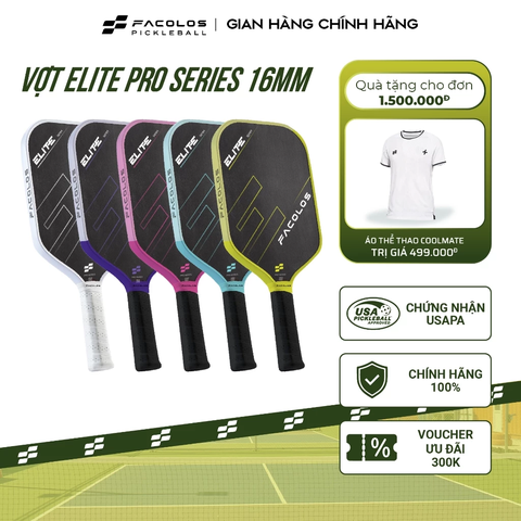 Vợt Pickleball Facolos Pro Series – Elite X 16mm