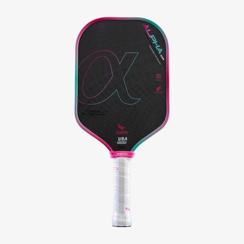 Vợt Pickleball Kamito Alpha α Lý Hoàng Nam | Xanh nước biển - hồng