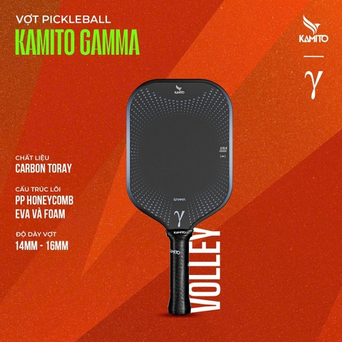 Vợt Pickleball Kamito Gamma (14mm) Màu Xanh xám | KMVPK251129