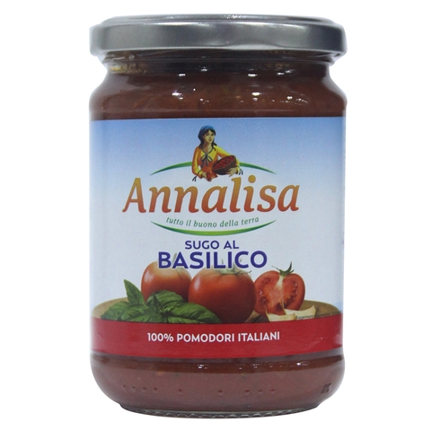 Sốt Mì Ý Basil Annalisa 350g