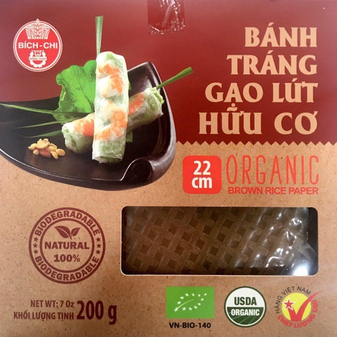 Bánh tráng Gạo Lứt Lúa Mùa Nổi 200g