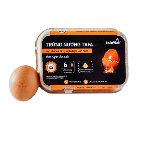 Trứng gà nướng Tafa hộp 6 quả