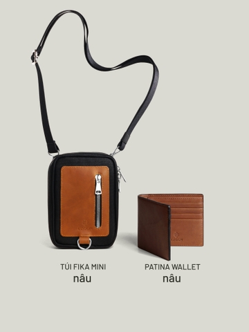 Túi Fika + Ví Patina