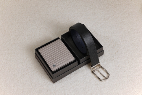 SET 3 - Song Song Bifold Wallet + Reversible Belt