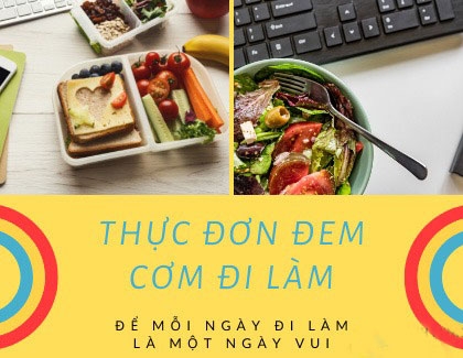 GỢI Ý THỰC ĐƠN MANG CƠM ĐI LÀM CHO ACE VĂN PHÒNG