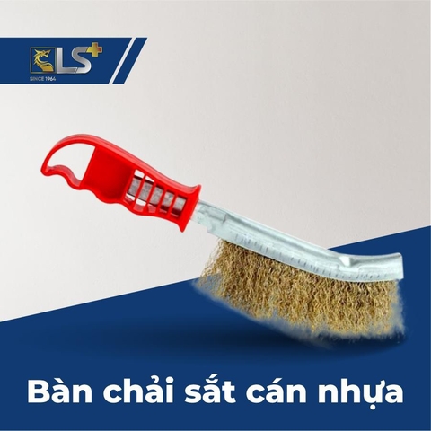 Bàn Chải Sắt Cán Nhựa - LS+