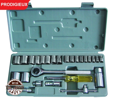 Bộ Tuýp 26 Món  (1/4 " & 3/8") - PRODIGIEUX