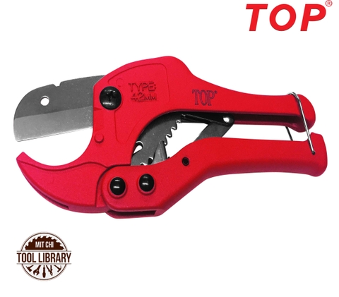 Kéo Cắt Ống Nhựa 42MM Cán Đỏ - TOP