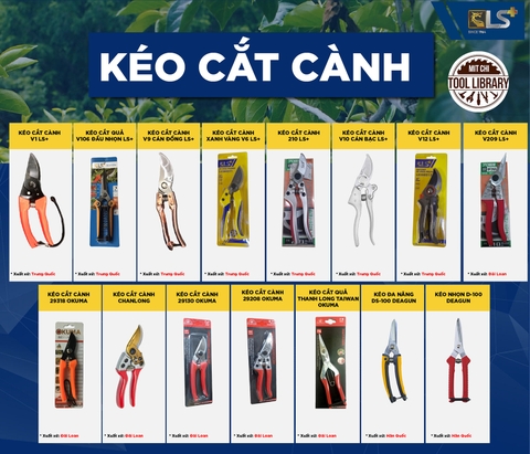 Kéo Cắt Cành các loại - Giá sỉ, đồ nghề Mit Chi