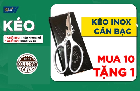 KÉO LÀM BẾP, KÉO THỦ CÔNG Kéo inox cán bạc