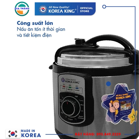 Nồi áp suất Korea King PEPC-60STSN