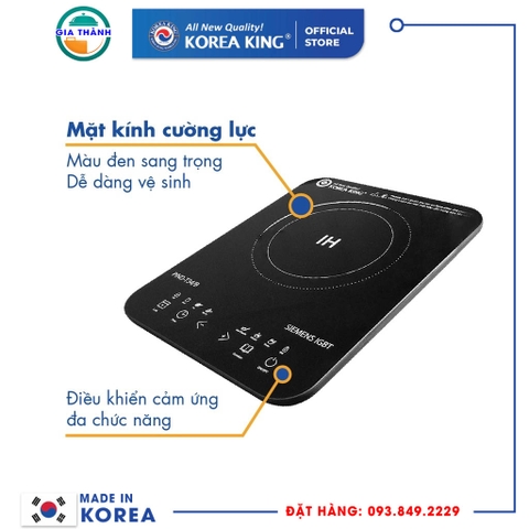 Bếp điện từ đơn Korea King - PIND-T34/B