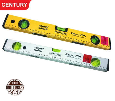 Thước Cân Thủy Có Nam Châm (Vàng - Xám) - CENTURY