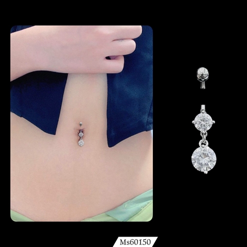 KHUYÊN RỐN THỜI TRANG ĐÁ TRÒN RƠI
