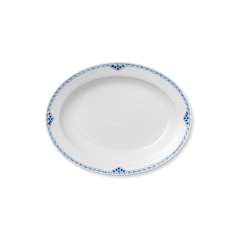 Đĩa oval Royal Copenhagen, họa tiết Princess 36,5cm