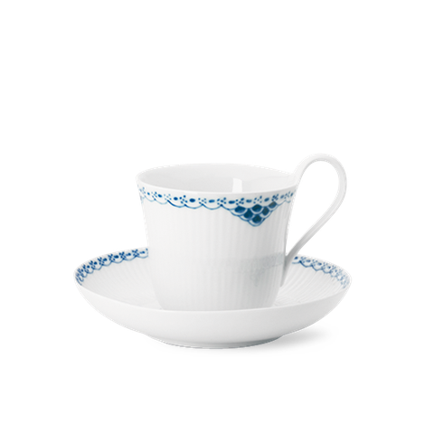 Bộ chén và đĩa trà Royal Copenhagen, họa tiết Princess 25cl