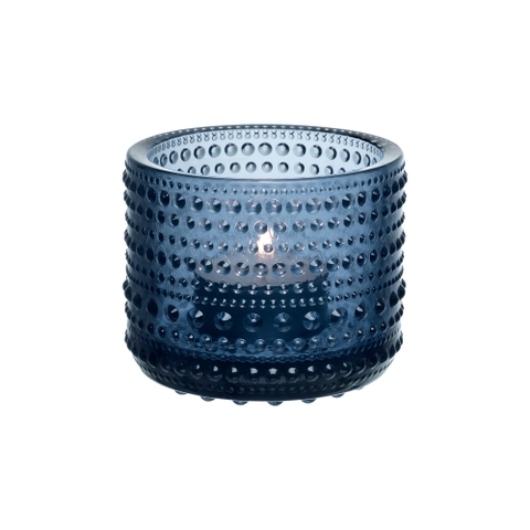 Cốc đựng nến Kastehelmi, đường kính 64mm, chất liệu thủy tinh, màu xanh xám.