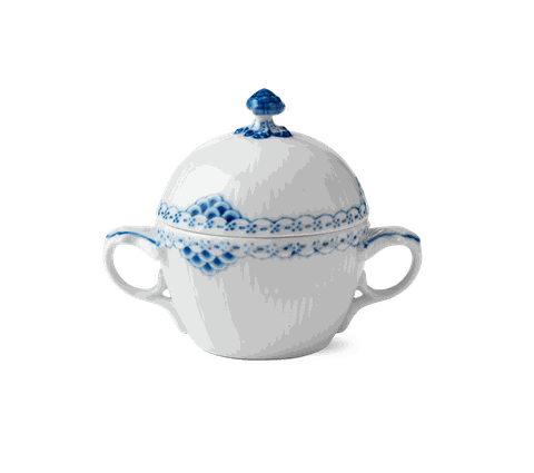 Hũ đựng đường có nắp, có quai Royal Copenhagen, họa tiết Princess 20cl