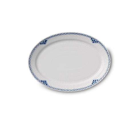 Đĩa oval Royal Copenhagen, họa tiết Princess 28cm
